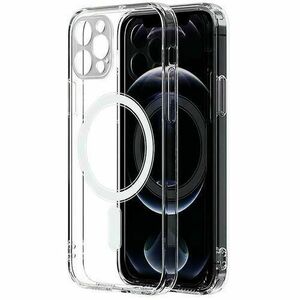 Husa MagSafe pentru Apple iPhone 15 Pro, OEM, Magnetic, Transparenta imagine
