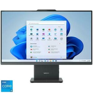 All In One PC Lenovo IdeaCentre AIO 27IRH9, Procesor Intel® Core™ i5-13420H 4.6GHz Raptor Lake, 27inch FHD IPS, 16GB RAM, 512GB SSD, Intel UHD Graphics, Camera Web, no OS, Negru imagine