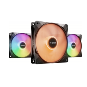 Ventilator Be quiet! Light Wings LX PWM, ARGB LED, 120mm, 3 bucati (Negru) imagine