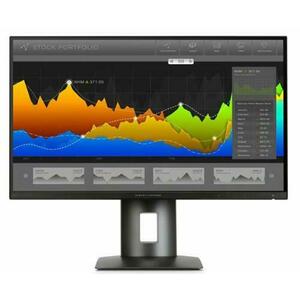 Monitor Refurbished HP Z27n, 27 Inch WQHD IPS, HDMI, MHL, DVI-D, DisplayPort, Mini DisplayPort, Negru, Stand Nou Universal K7C09A4 imagine