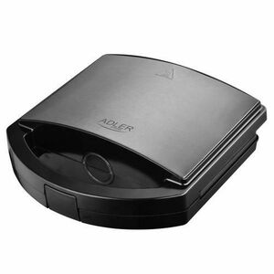 Gratar electric Adler AD 3068, 1000 W, Maner rece, Depozitare cablu (Negru) imagine