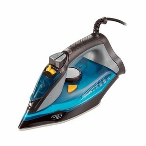 Fier de calcat Adler AD 5032, 2400 W, Talpa ceramica, Jet de abur 80 g/min, Debit de abur 45 g/min (Gri/Albastru) imagine