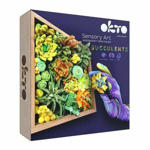 Set de creatie senzoriala 3D, cu argila, Energie, 21x21 cm imagine
