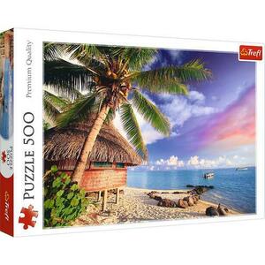Puzzle Trefl 500 piese - Insula Bora Bora imagine
