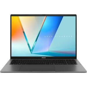 Laptop ASUS VivoBook S16 M3607HA (Procesor AMD Ryzen™ 7 260 (16M Cache, up to 5.10 GHz) 16inch WUXGA 144Hz, 16GB, 1TB SSD, AMD Radeon 780M Graphics, Gri) imagine