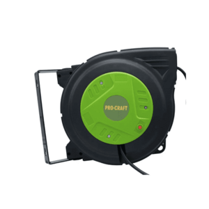 Cablu prelungitor cu tambur automat Procraft EK25N, 25m (Verde/Negru) imagine