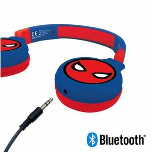 Casti Lexibook HPBT010SP, Bluetooth, SPIDER-MAN (Albastru/Rosu) imagine