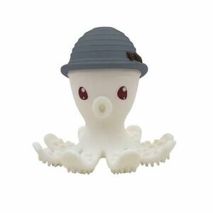 Inel gingival din silicon Mombella Octopus Grey, + 3 luni imagine