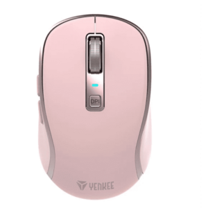 Mouse YENKEE 2085PK, Wireless, Bluetooth, USB (Roz) imagine