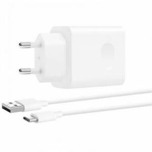 Incarcator Retea Cu Cablu USB-C Huawei HW-100400E01, 40W, 4A, 1 x USB-A, Alb imagine