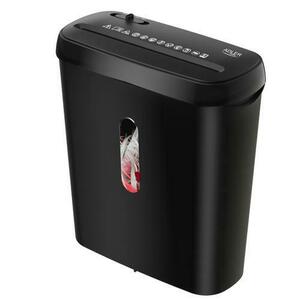 Distrugator de documente Adler AD 1039, 8 litri, 150 W, 70 db, Taiere 6 coli A4 simultan (Negru) imagine