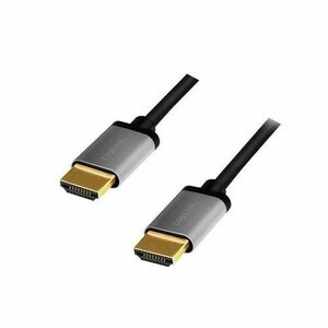 Cablu HDMI LogiLink CHA0102, Aluminiu, 3 m, Negru imagine