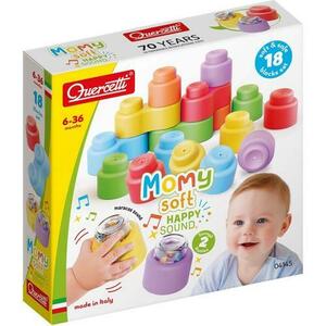 Set blocuri moi Quercetti Momy Soft Happy Sound, 18 piese imagine