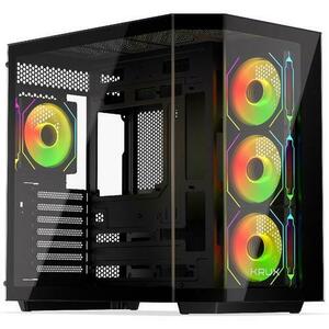 Carcasa Krux Empero, MiddleTower, ATX, Negru imagine