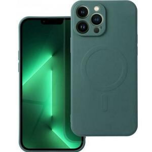 Husa MagSafe pentru Samsung Galaxy S25 Edge S937, OEM, Silicone Mag, Verde imagine