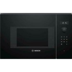 Cuptor cu microunde incorporabil Bosch BFL524MB0, AutoPilot 7, 20L, 800W, Negru imagine