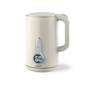 Fierbator electric Maestro MR-025-IOVRY, 1.7 l, 2200 W, Indicator nivel apa, Ecran touchscreen (Bej) imagine