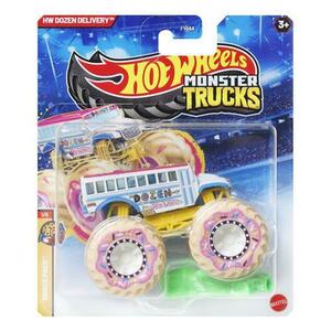 Masinuta Hot Wheels Monster Truck - Dozen Delivery, scara 1: 64 imagine