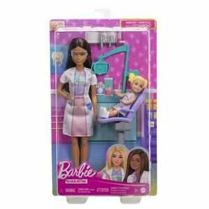 Set de joaca Barbie You can be - Barbie Stomatolog, bruneta imagine