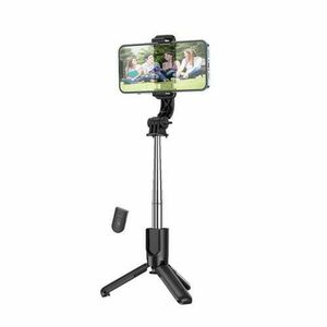 Selfie Stick Bluetooth HOCO K17, Universal, Negru imagine