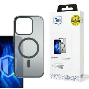 Husa MagSafe pentru Apple iPhone 16 Pro Max, 3MK, Frosty MagCase, Neagra imagine