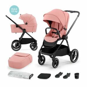 Carucior modular 2 in 1 Kinderkraft Nea, 0 - 22kg, Roz imagine