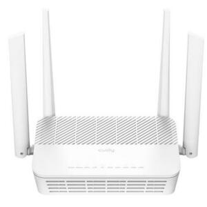 Router Wireless Cudy WR3000H, AX3000, Dual-Band, Wi-Fi 6, Dual-Core 1.3GHz, 128MB/512MB Flash/RAM, 2.5G Port, Cudy Mesh (Alb) imagine