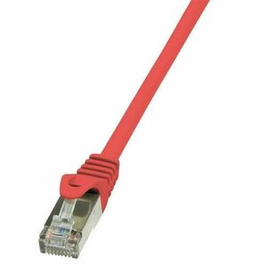 Cablu FTP LOGILINK Cat5e, cupru-aluminiu, 10 m, rosu, AWG26, ecranat CP1094S imagine