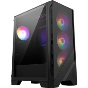 Carcasa MSI MAG FORGE 121A B75 PCIE5, Mid Tower, RGB, Sursa 750W, Negru imagine