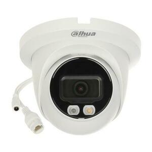 Camera supraveghere IP Dome cu iluminare duala Dahua WizSense IPC-HDW2449TM-S-IL-0280B, 4 MP, 2.8 mm, lumina alba/IR 30 m, slot card, microfon, PoE imagine
