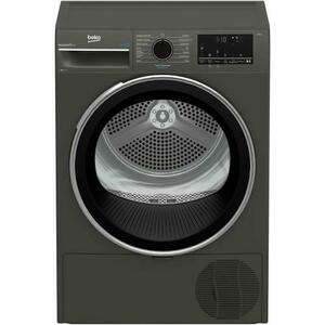 Uscator de rufe Beko B3T43239, Pompa de caldura, 9 kg, 15 programe, Clasa A++, SteamCure, RecycledDry, Motor ProSmart Inverter, OptiSense, Aquawave, Hygienic Refresh (Antracit) imagine
