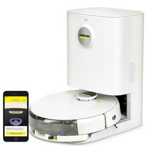 Aspirator robot cu functie de mop Karcker RCV 5 Comfort, 85 m2/h, rezervor apa 240ml, 5.2Ah (Alb) imagine