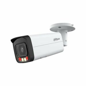Camera supraveghere exterior IP Dahua cu iluminare duala WizSense IPC-HFW2449T-AS-IL-0360B, 4 MP, 3.6 mm, lumina alba 50 m, slot card, PoE imagine