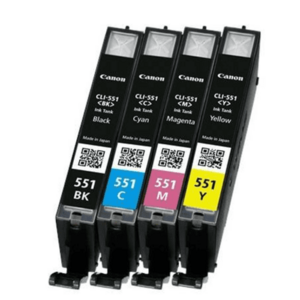Kit Cartus Cerneala Canon CLI551n B + C + M + Y imagine
