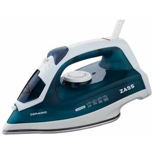 Fier de calcat ZASS A 09, Talpa Ceramica, 2000W, 0.15l (Alb-Turcoaz) imagine