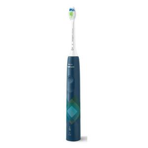 Periuta de dinti sonica electrica Philips Sonicare Seria 4100 HX3689/42, 31000 miscari/minut, 1 mod de curatare, 2 intensitati, senzor presiune, functii BrushSync & SmartTimer, 1 cap de periere (Albastru) imagine