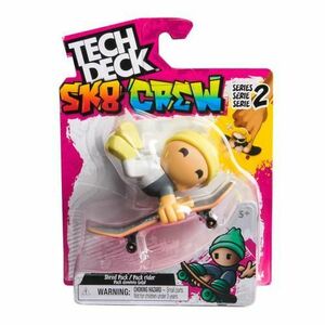 Set de joaca Tech Deck Sk8 Crew Series 2 - Placa si figurina (Galben) imagine