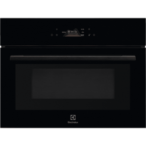 Cuptor incorporabil, Electrolux EVL8E08Z, display LCD, Gratar, 43 l, 1000 W, Ventilator (Negru) imagine