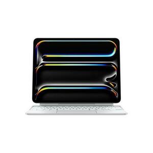 Husa cu tastura Apple Magic Keyboard MWR43RO/A pentru Apple iPad Pro 13‑inch (M4), Layout RO (Alb) imagine