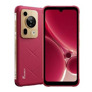 Telefon Mobil FOSSiBOT F112 Pro, Procesor MediaTek Dimensity 6300, Ecran IPS touchscreen 6.88inch, 8GB RAM, 256GB Flash, Camera, Wi-Fi, 5G, Dual Sim, Android (Rosu) imagine