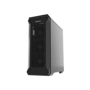 Carcasa GENESIS IRID 505F, Middle Tower, tempered glass, Negru imagine