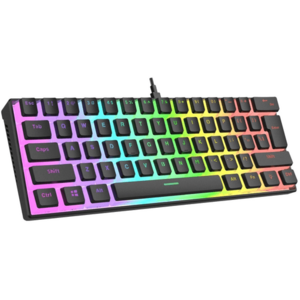 Tastatura Gaming Rampage Radiant K11, mecanica, RGB, Wired, USB (Negru) imagine