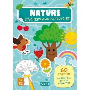 Carte de activitati cu abtibilduri - In natura imagine