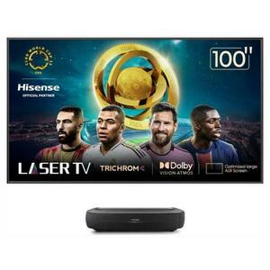 Proiector Laser TV Hisense 254 cm (100inch) 100L9HD, Ultra HD 4K, 3000 ANSI lumeni, Smart TV, WiFi, CI+ imagine