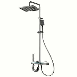 Set de dus smart, iHunt MZ110GR, Display LED, afișaj digital, 4 moduri de curgere, ajustabil imagine