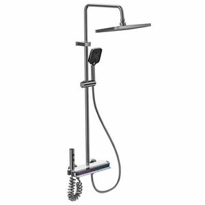 Set de dus smart, iHunt MZ130GR, Display LED, afișaj digital, 4 moduri de curgere, ajustabil imagine