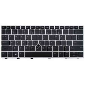 Tastatura HP EliteBook 735 G5 Neagra cu rama argintie iluminata backlit imagine