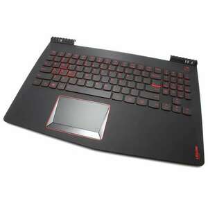 Tastatura Lenovo 5CB0N00205 neagra cu Palmrest negru iluminata backlit imagine