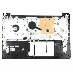 Tastatura Dell 0P4MKJ Negra cu Palmrest Negru iluminata backlit imagine