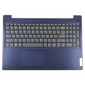 Tastatura Lenovo 5CB1D03528 Gri cu Palmrest Albastru cu TouchPad iluminata backlit imagine